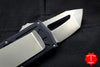 Microtech Exocet Black Wallet Money Clip Tanto Edge Out The Front (OTF) Stonewash Blade 158-10