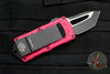 Microtech Exocet Red Wallet Money Clip Tanto Edge Out The Front (OTF) Black Blade 158-1 RD