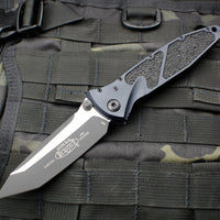 Microtech Socom Elite- Manual Folder- Tactical- Tanto Edge- Black Handle- Black Blade 161-1 T