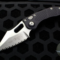 Microtech Stitch OTS Auto Knife Stonewash Full Serrated Blade 169-12