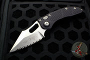 Microtech Stitch OTS Auto Knife Stonewash Full Serrated Blade 169-12