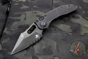 Microtech Stitch Knife Black DLC Tactical Part Serrated Blade 169-2 DLCTS