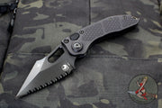 Microtech Stitch Knife Black DLC Full Serrated Blade 169-3 DLCTS