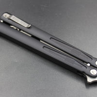 Microtech Tachyon III Trainer Butterfly Knife Black with Apocalyptic Blade 174-10 AP