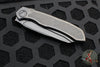 Microtech Anax- Black DLC Tanto Edge- DLC Finished Titanium Handle with Carbon Fiber Inlay- Part Serrated Blade- Dual Lanyard 191C-2 DLCTCFTI