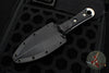 Microtech SBD Double Edge Dagger Borka Collaboration Stonewash Full Serrated Fixed Blade 201-12