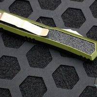 Microtech Makora- Double Edge- OD Green With Bronzed Plain Edge 206-13 ODS