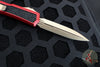 Microtech Makora- Double Edge- Red With Bronzed Plain Edge 206-13 RDS
