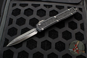 Microtech Makora- Shadow Edition- Double Edge- Black Handle- Black DLC HW 206-1 DLCTSH