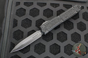 Microtech Makora- Double Edge- Tactical- Black Handle- Black Plain Edge 206-1 TS