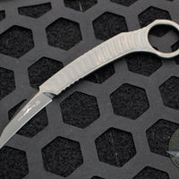 Microtech Feather Karambit Fixed Blade- DLC Black Standard 215-1 DLCS