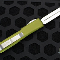 Microtech Ultratech OD Green Spartan OTF Knife Stonewash Blade 223-10 OD