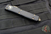 Microtech Ultratech OTF Knife- Spartan Edge- Black With Bronzed Blade 223-13
