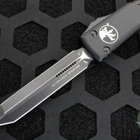 Microtech Ultratech OTF Knife- Spartan Edge- Tactical- Black Handle- Black Blade 223-1 T