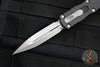 Microtech Dirac- Double Edge- Black Handle- Apocalyptic Blade HW 225-10 AP