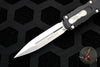 Microtech Dirac Black Double Edge OTF Knife Stonewash Blade HW 225-10