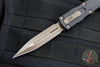 Microtech Dirac OTF Knife- Double Edge- Black with Bronzed Apocalyptic Blade HW 225-13 AP