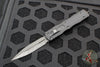 Microtech Dirac Damascus Double Edge OTF Knife Black Handle Silver-Ringed HW 225-16 S