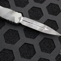 Microtech Dirac OTF Knife- Double Edge- Urban Camo Finished Handle- Urban Camo Plain Edge Blade 225-1 UCS