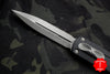 Microtech Dirac Delta OTF Knife- Double Edge- Black Handle- Apocalyptic Blade 227-10 AP