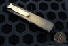 Microtech Dirac Delta OTF Knife- Double Edge- Antique Bronze- Bronze Apocalyptic Blade 227-13 APABS