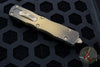 Microtech Dirac Delta OTF Knife- Double Edge- Antique Bronze- Bronze Apocalyptic Blade 227-13 APABS
