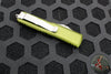 Microtech UTX-85 OTF Knife- Spartan Edge- OD Green Handle- Apocalyptic Blade 230-10 APOD