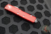 Microtech UTX-85 OTF Knife- Spartan Edge- Red Handle- Apocalyptic Blade 230-10 APRD