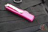 Microtech UTX-85 OTF Knife- Spartan Edge- Pink With Stonewash Blade 230-10 PK