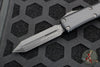 Microtech UTX-85 OTF Knife- Spartan Edge- Tactical- DLC- Black Handle- Black DLC Blade 230-1 DLCTS