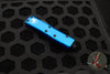 Microtech UTX-85 OTF Knife- Single Edge- Blue With Black Blade 231-1 BL