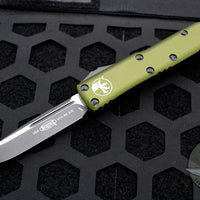 Microtech UTX-85 OD Green Single Edge OTF Knife Black Blade 231-1 OD