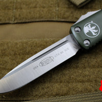 Microtech UTX-85 OD Green Single Edge OTF Knife Satin Blade 231-4 OD