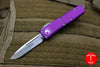 Microtech UTX-85 Violet Single Edge OTF Knife Satin Blade 231-4 VI