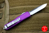 Microtech UTX-85 Violet Single Edge OTF Knife Satin Blade 231-4 VI