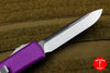 Microtech UTX-85 Violet Single Edge OTF Knife Satin Blade 231-4 VI