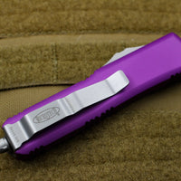 Microtech UTX-85 Violet Single Edge OTF Knife Satin Blade 231-4 VI