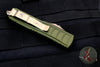Microtech UTX-85 II OTF Knife- Single Edge- OD Green With Bronze Blade 231II-13 ODS