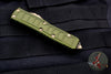 Microtech UTX-85 II OTF Knife- Single Edge- OD Green With Bronze Blade 231II-13 ODS