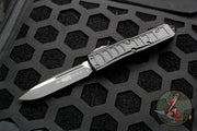 Microtech UTX-85 II Black Tactical Single Edge OTF Knife Black Blade 231II-1 TS
