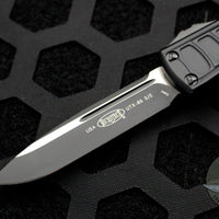 Microtech UTX-85 II Black Tactical Single Edge OTF Knife Black Blade 231II-1 TS
