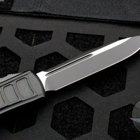 Microtech UTX-85 II Black Tactical Single Edge OTF Knife Black Blade 231II-1 TS