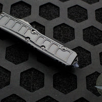 Microtech UTX-85 II Black Tactical Single Edge OTF Knife Black Blade 231II-1 TS