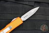 Microtech UTX-85 OTF Knife- Double Edge- Orange Handle- Apocalyptic Blade 232-10 APOR