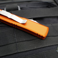 Microtech UTX-85 OTF Knife- Double Edge- Orange Handle- Apocalyptic Blade 232-10 APOR