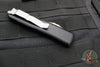 Microtech UTX-85- Double Edge- Black Handle- Apocalyptic Plain Edge 232-10 AP