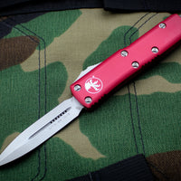 Microtech UTX-85 Red Double Edge OTF Knife Stonewash Blade 232-10 RD