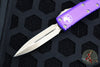 Microtech UTX-85 OTF Knife- Double Edge- Purple Handle- Bronzed Blade 232-13 PU