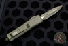 Microtech UTX-85 OTF Knife- Double Edge- Cerakote OD Green- Cerakote OD Green Blade and Hardware 232-1 COD