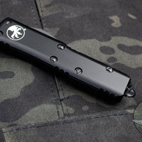 Microtech UTX-85 OTF Knife- Double Edge- Black Tactical Blade 232-1 T